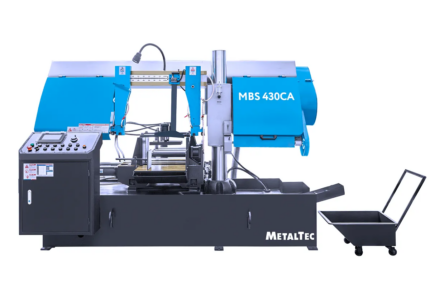 Фото 25 - MetalTec MBS 430 CА автоматический колонный ленточнопильный станок.